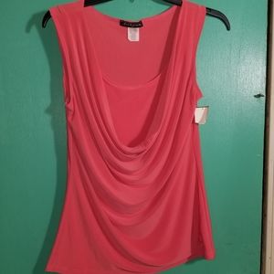 Ava & Grace tangerine dress blouse